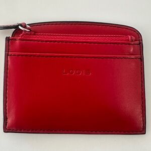 Lodis Red Card Holder Wallet